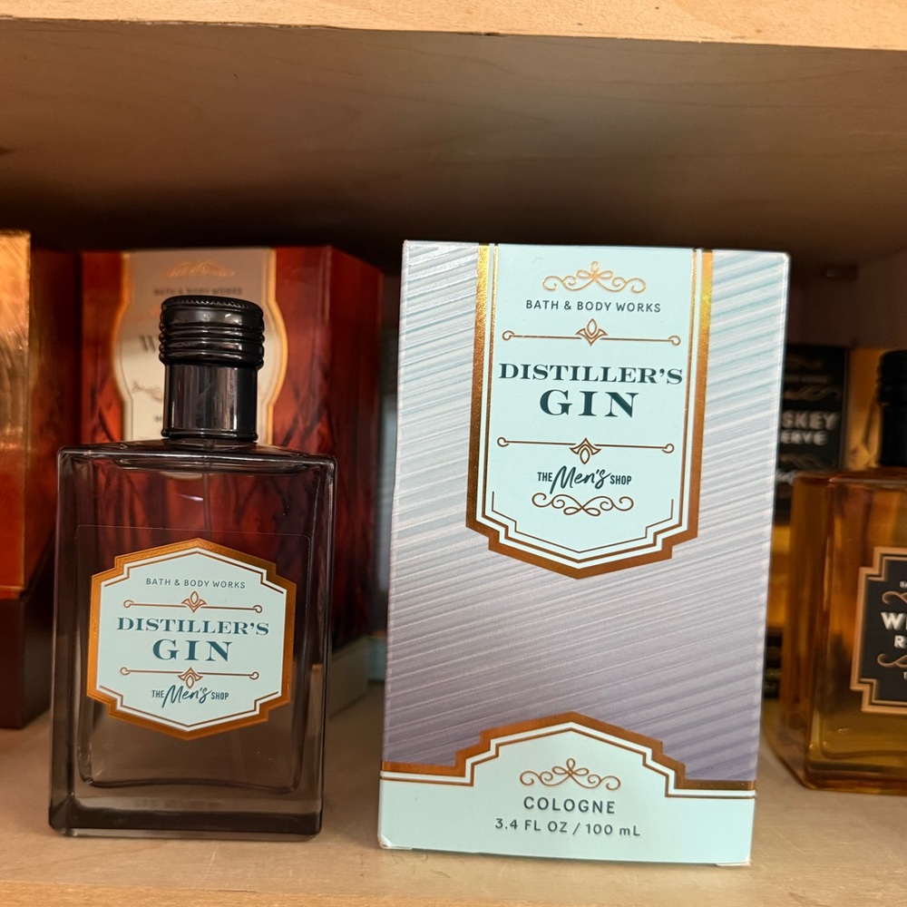 Bath & Body Works Distiller's Gin Cologne - Light Blue & Brown
